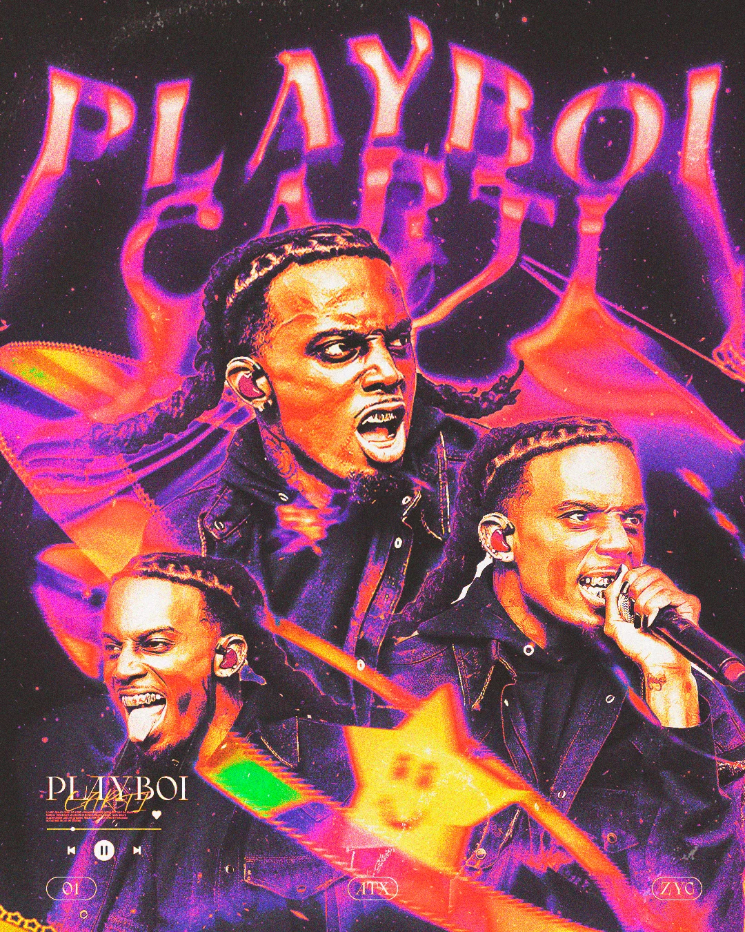 Playboi Carti inspired digital art